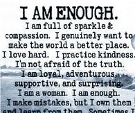 I am enough