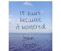 It hurt because it mattered