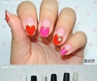How to make heart nails
