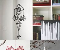 How to make hanging decor with straws