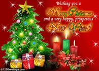 Wishing You a Merry Christmas and a very happy prosperous New Year
