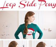DIY Loop Side Pony
