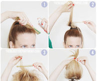 DIY Party Bun