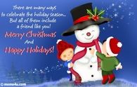 Merry Christmas & Happy Holidays