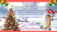 Thinking of you and wishing you a Merry Christmas