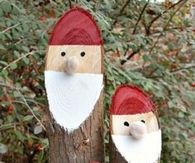 DIY Santa Logs