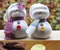 DIY Sock Snowman