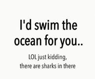 I'd Swim the OCean for You