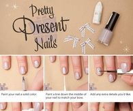 DIY Pretty Present Nails