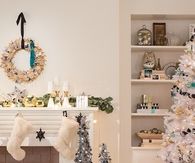 White Christmas Living Room