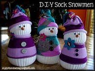 DIY Sock Snowman
