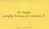 Be happy