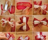 How To Tie A Christmas Bow