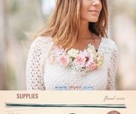 How to make a floral necklace
