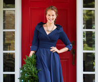 Blue Holiday Dress