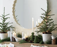 Natural Christmas Decorations for Mantle