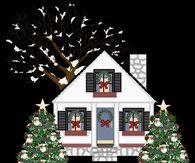 Animated Christmas House