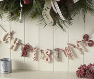 DIY Wooden Letter Garland