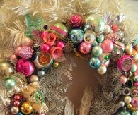 Vintage Ornament Wreath