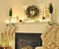 Beautiful Christmas Mantle