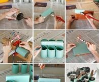 DIY Tin Can Organizer