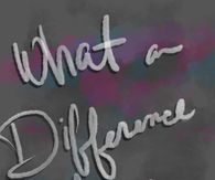 What a Difference