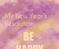 New Year's Resolution