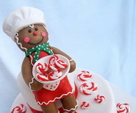 Gingerbreadman Christmas Cake