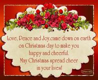 May Christmas Spread Cheer in Your Lives....