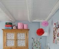 Country KItchen with Vintage Pie Safe