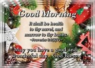 Good Morning Proverb