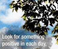Something positive 