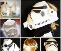 How to make a stormtrooper helmet out of a milk jug