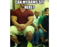 Can my arms sit here? Thanks