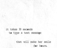 make her smile