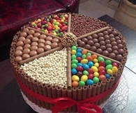 maltesers kitkat cake