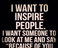 inspire people