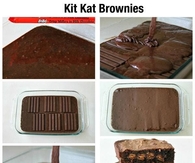 Kit Kat Brownies