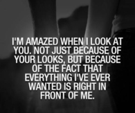 when I look at you