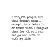 I Forgive People
