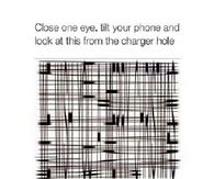 Close One Eye, Tilt Your Phone