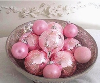 Pink Christmas Ornaments