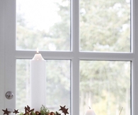 Homemade Candle Holders made from Small Logs