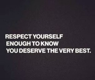 You Deserve the Very Best