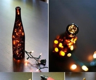 DIY Wine Bottle Light