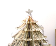 Vintage Book Christmas Tree