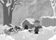 Black & White Animated Charlie Brown Christmas