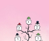 Woodstock and Snowmen