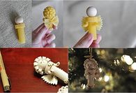 How to make angel pasta ornaments