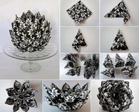How to make an artichoke out of a napkin